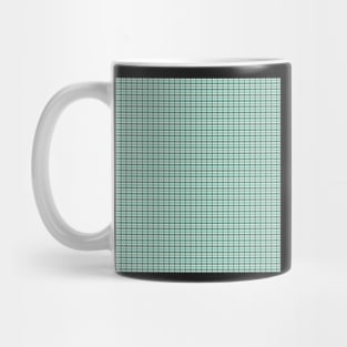 Sea Green Beach Checks Mug